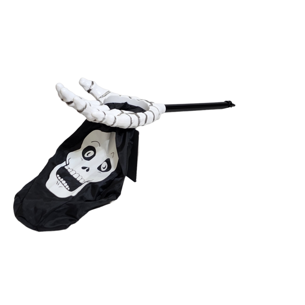 Spirit Halloween Skull Loot Scoop Treat Bag Skeleton Hand Candy Bag Costume Prop